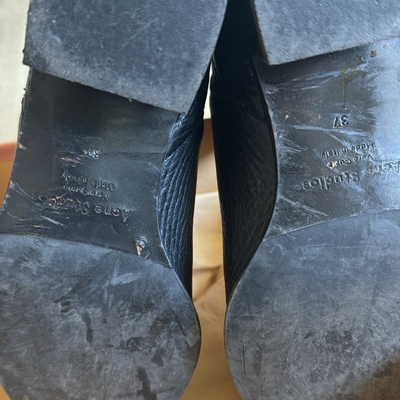 Authentic Acne studios Jensen, grain, leather pointed toe boot - Picture 8 of 12